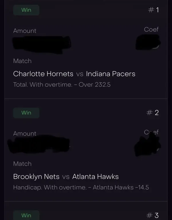 Winning bet slip posted by a SharpAi member