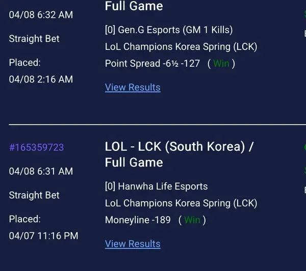 Winning bet slip posted by a SharpAi member