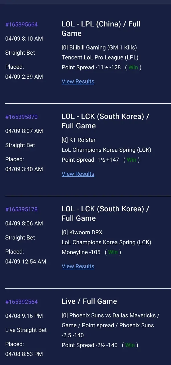 Winning bet slip posted by a SharpAi member