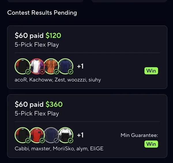 Winning bet slip posted by a SharpAi member