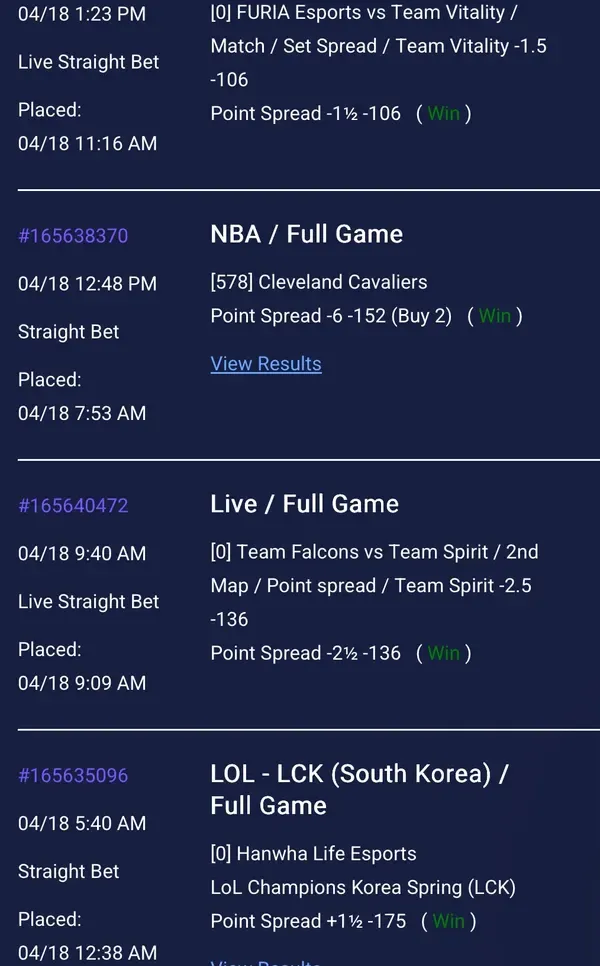 Winning bet slip posted by a SharpAi member
