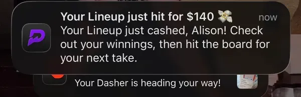 Winning bet slip posted by a SharpAi member