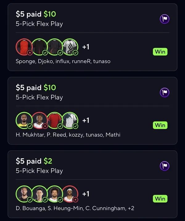 Winning bet slip posted by a SharpAi member