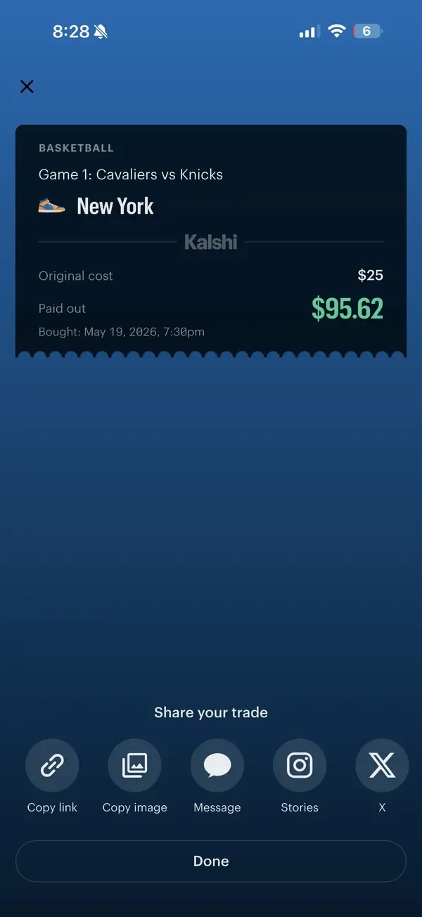 Winning bet slip posted by a SharpAi member