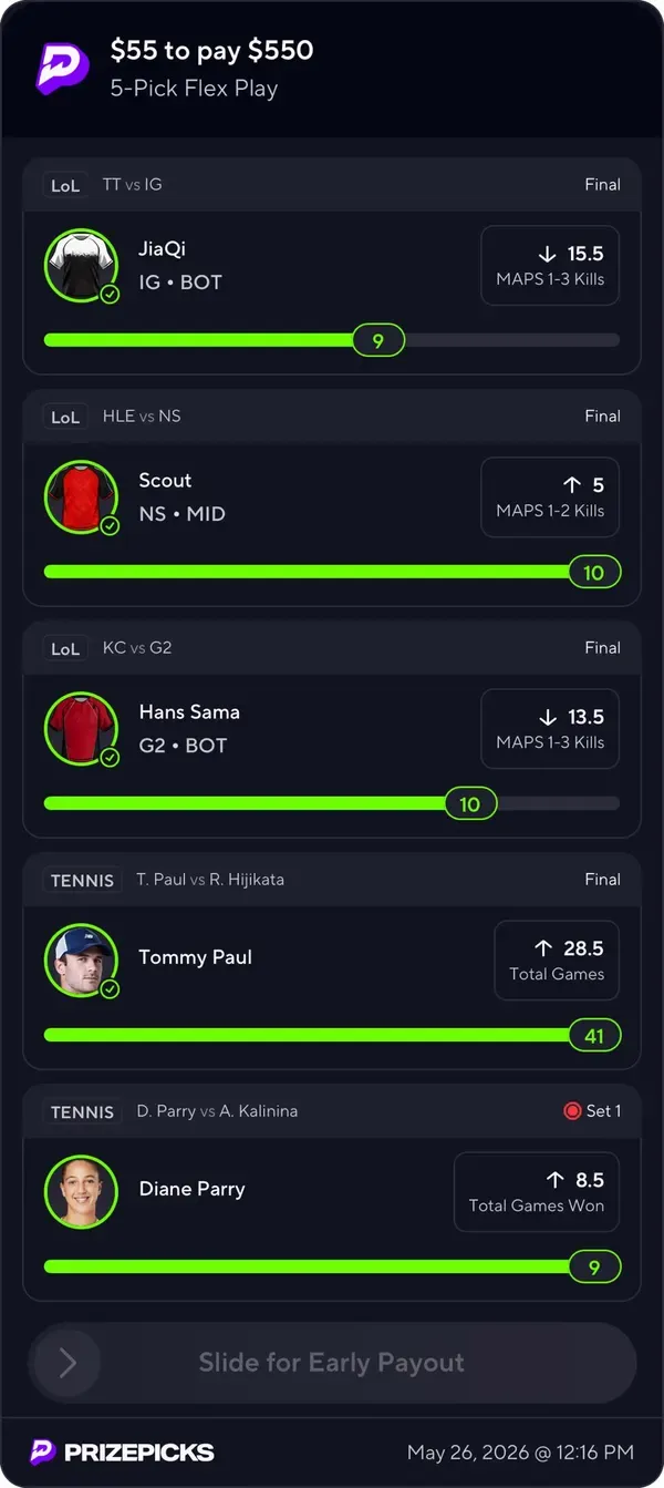Winning bet slip posted by a SharpAi member