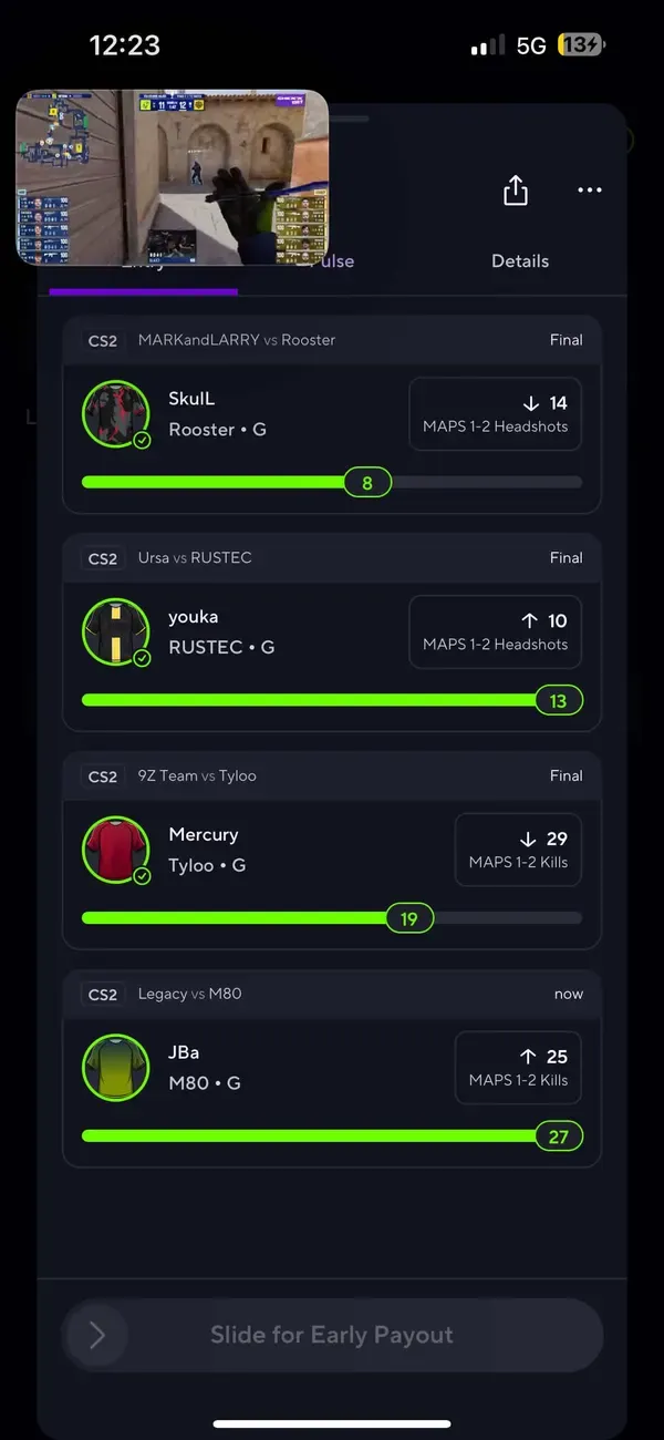 Winning bet slip posted by a SharpAi member
