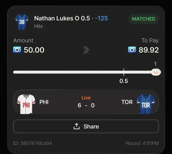Winning bet slip posted by a SharpAi member