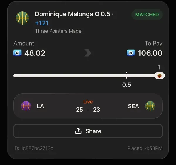 Winning bet slip posted by a SharpAi member